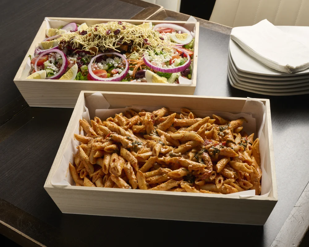 Pasta Platter with Salad